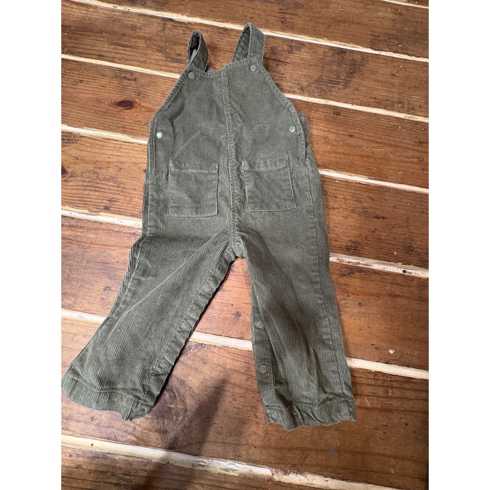 Just One You by Carters Olive Green Corduroy Overalls 18M Kids